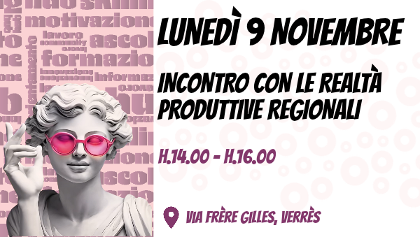 Incontro con le realtà produttive regionali